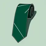 dark green necktie image